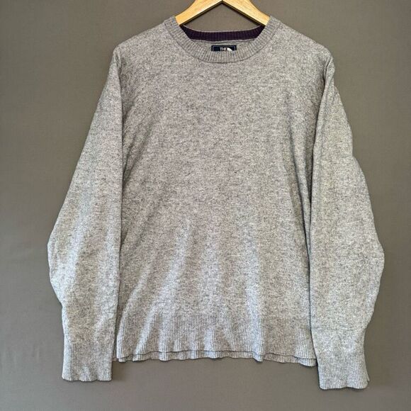 The North Face Men’s Grey Knit Wool Sweater Round Neck Wool Blend Size 2XL - Picture 1 of 8